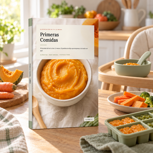 Primeras Comidas — 45 recetas de 6 a 12 meses