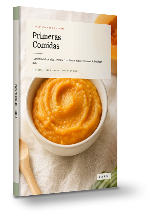 Primeras Comidas — 45 recetas de 6 a 12 meses